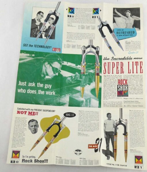 1994 Rockshox catalog Specialty Retro Products